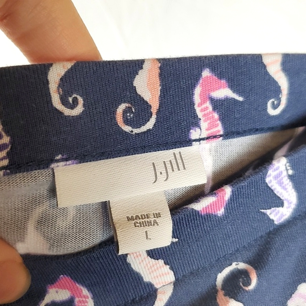 J Jill A-Line Seahorse Pull On Skirt - Picture 4 of 5
